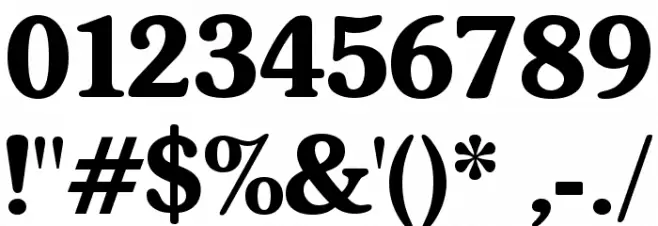 Butch Font OTHER CHARS