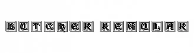 Butcher Regular  Fuentes Gratis Descargar