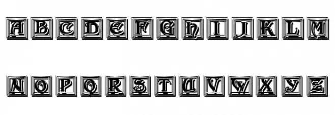 Butcher Regular 字体 大写