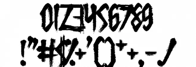 Butcher the Baker Font OTHER CHARS