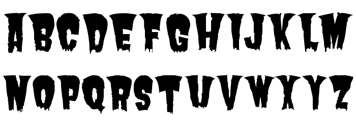 Butcherman Caps Regular Font LOWERCASE