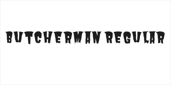 Butcherman Regular Logo