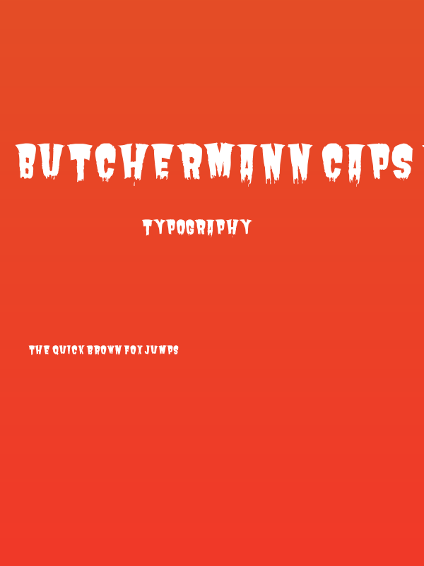 Butchermann Caps Regular Poster