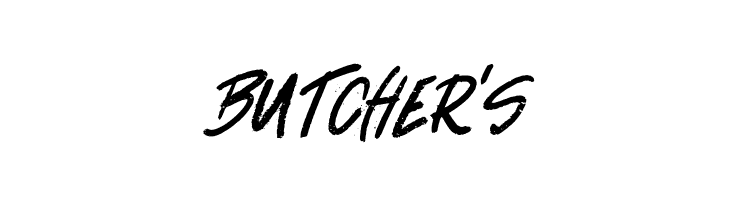 Butcher's  Frei Schriftart Herunterladen