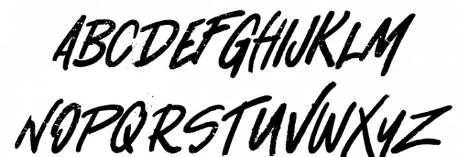 Butcher's फ़ॉन्ट लोअरकेस