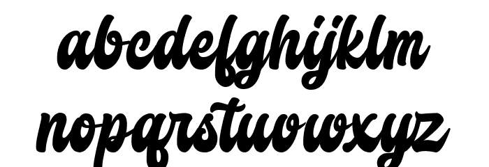 Butchery Font LOWERCASE