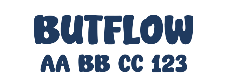 Butflow Font Preview