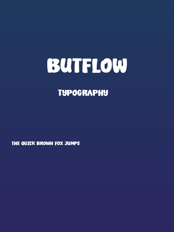 Butflow Poster