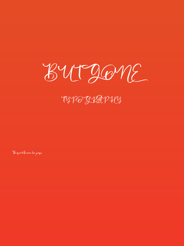 Butgone Poster