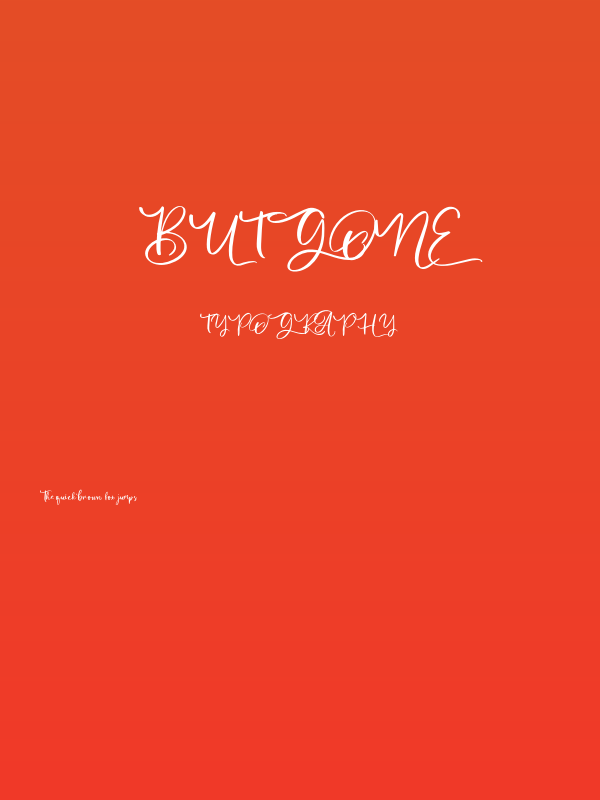 Butgone Poster