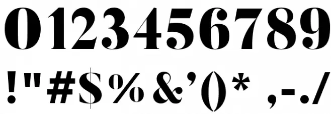 Butler-Black Font OTHER CHARS