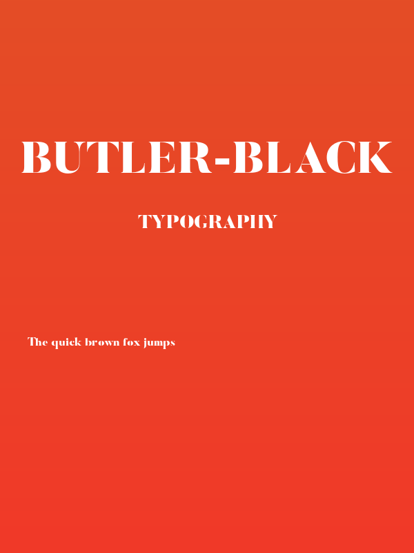 Butler-Black Poster