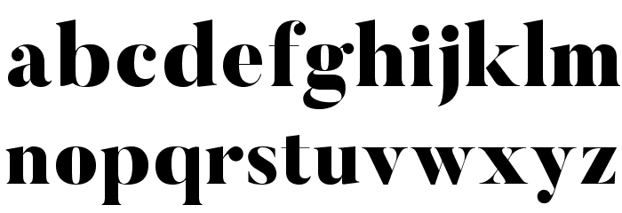 Butler-Black Font LOWERCASE