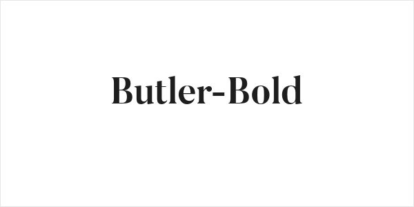 Butler-Bold Logo