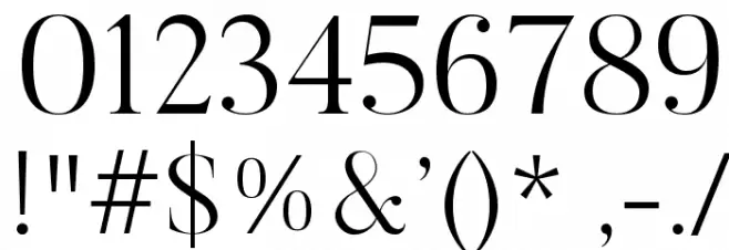 Butler-Light Font OTHER CHARS