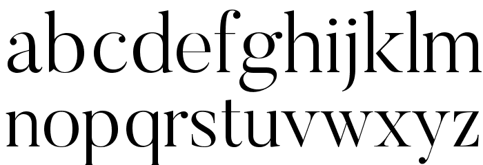 Butler-Light Font LOWERCASE