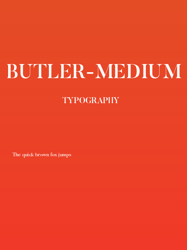 Butler-Medium Poster