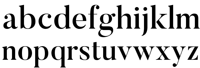 Butler-Medium Font LOWERCASE