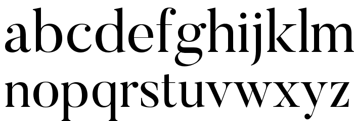 Butler Font LOWERCASE