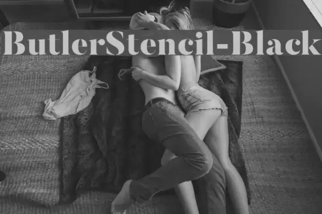 ButlerStencil-Black Example 1