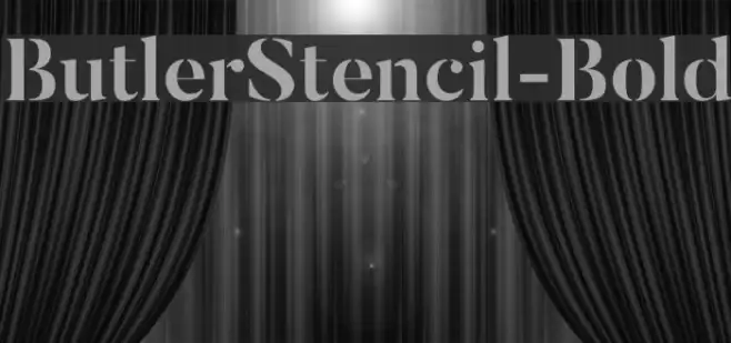 ButlerStencil-Bold Example 1