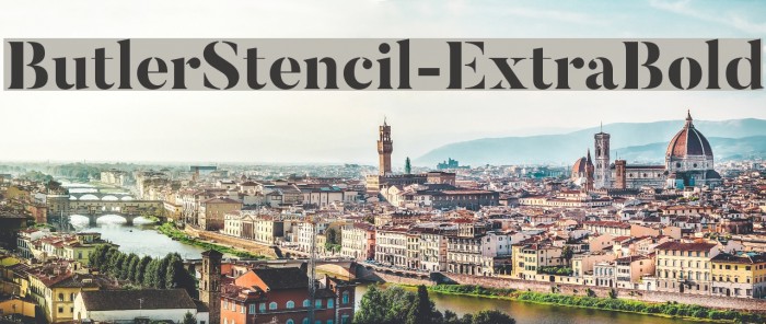 ButlerStencil-ExtraBold Example 2