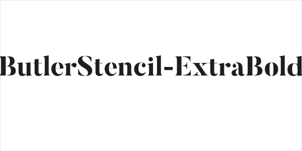 ButlerStencil-ExtraBold Logo