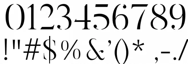 ButlerStencil-Light Font OTHER CHARS