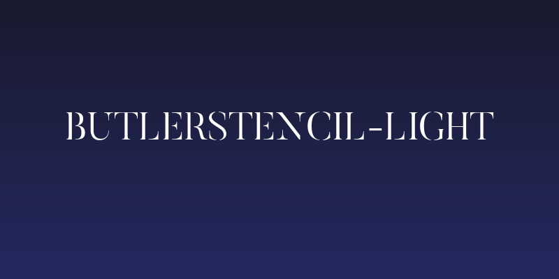 ButlerStencil-Light Social Header