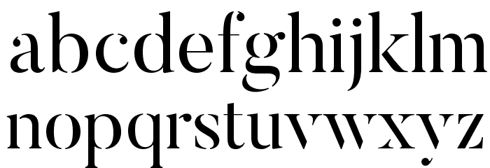 ButlerStencil Font LOWERCASE