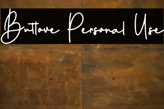 Butlove Personal Use Example 2