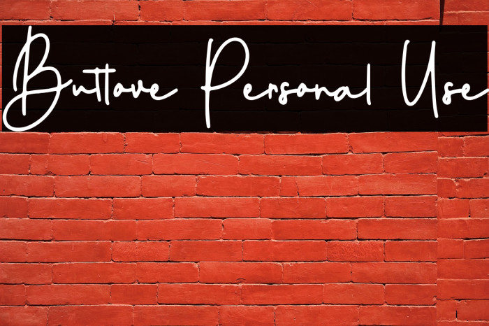 Butlove Personal Use Example 3