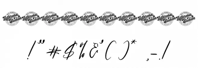 Butnekia DEMO VERSION Font OTHER CHARS
