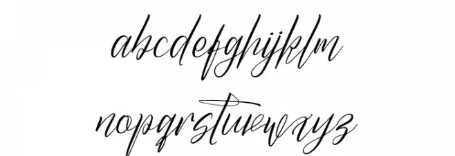 Butnekia DEMO VERSION Font LOWERCASE