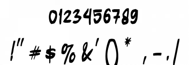 ButnerDEMO-Butner Font OTHER CHARS