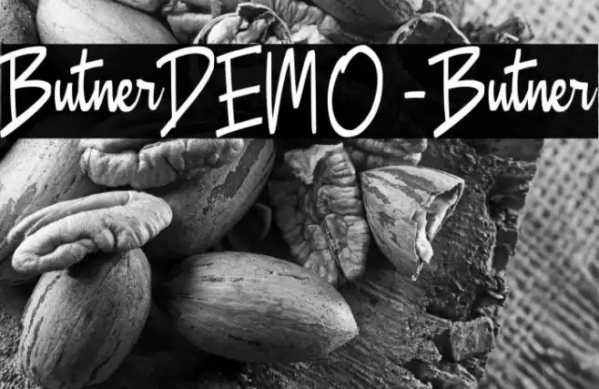 ButnerDEMO-Butner Font examples
