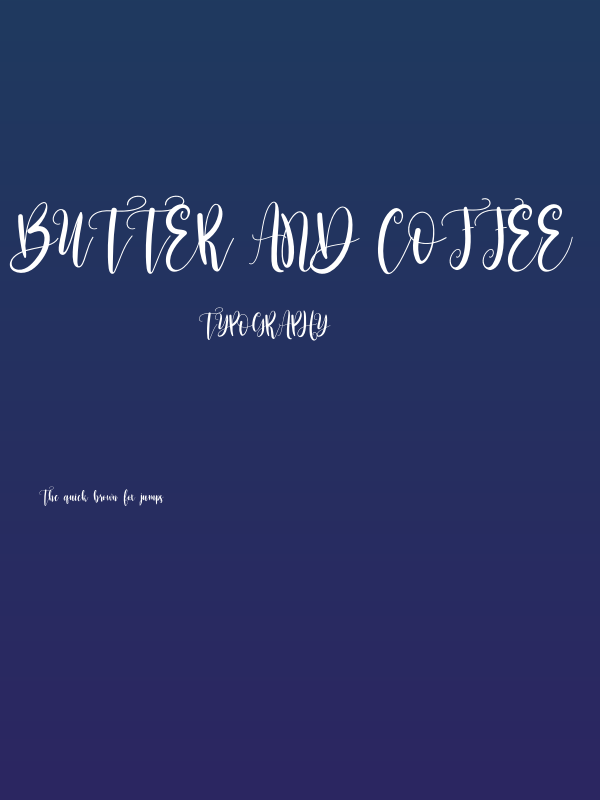 Butter And Coffee Poster