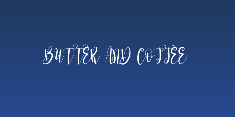 Butter And Coffee Social Header
