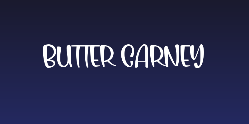 Butter Carney Social Header