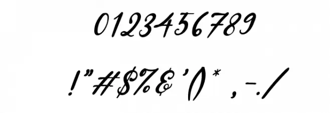 Butter Cookies Italic Font OTHER CHARS