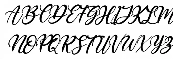 Butter Cookies Italic フォント 大文字