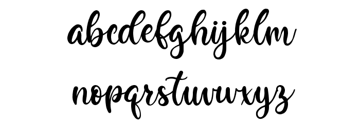 Butter Cookies Font LOWERCASE
