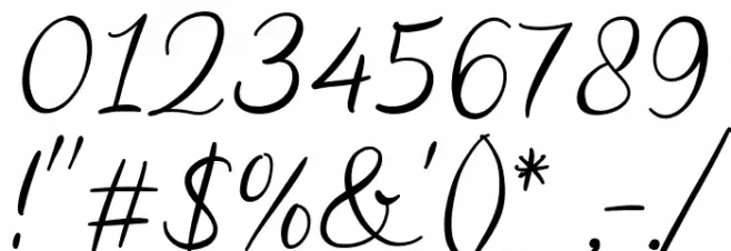 Butter Cup Font OTHER CHARS