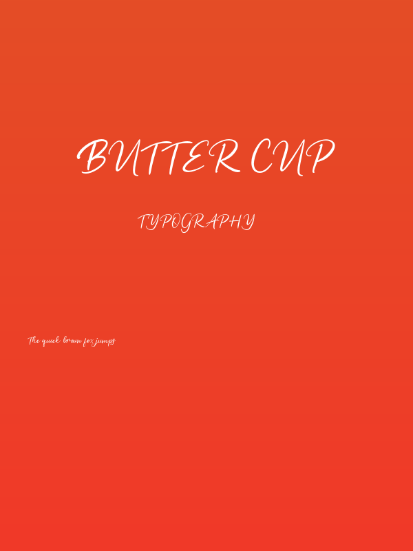 Butter Cup Poster