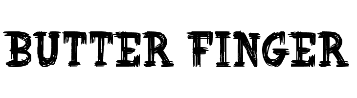 Butter Finger  font caratteri gratis