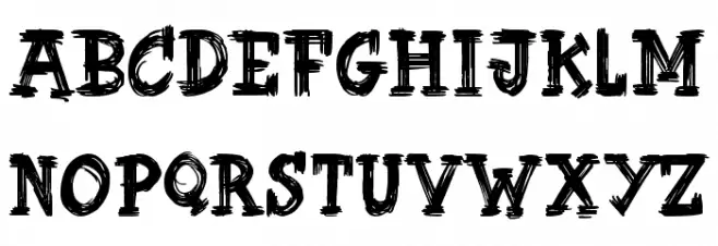 Butter Finger Schriftart Groß