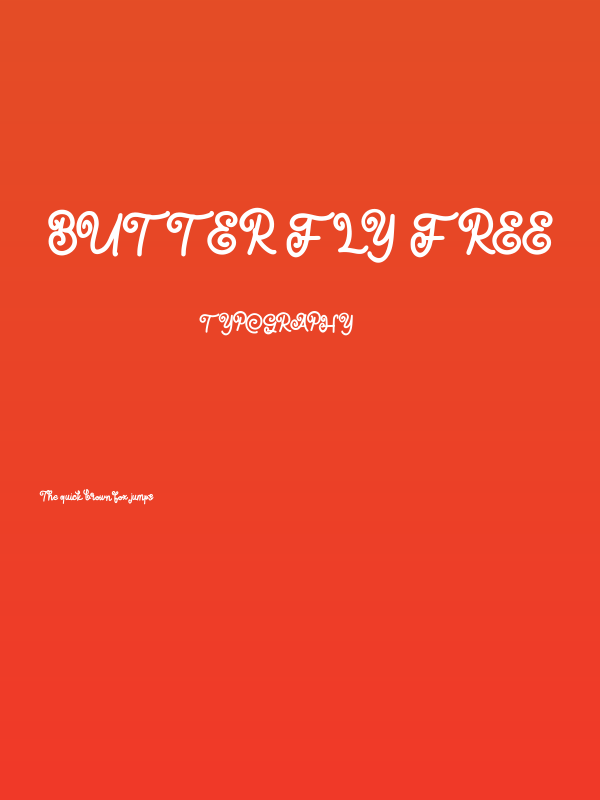 Butter Fly FREE Poster