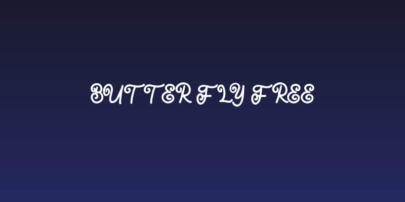 Butter Fly FREE Social Header