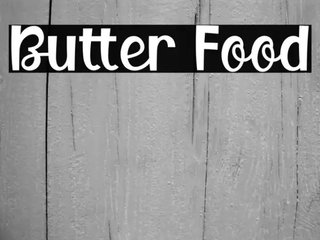 Butter Food Example 1