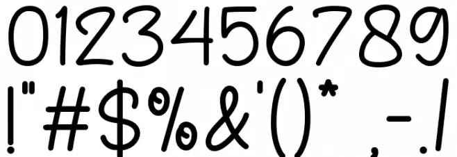 Butter Garlic Font Alte caractere